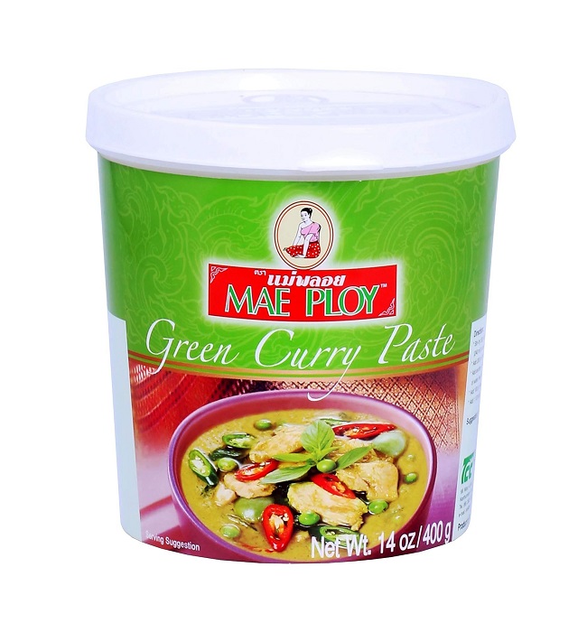 Green curry paste - Mae Ploy 400g.